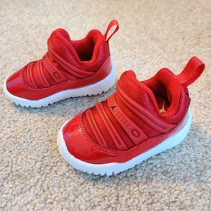 SOLD Jordan baby boy sneaker size 4 red